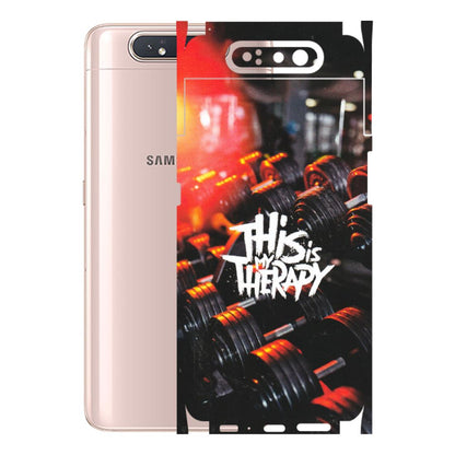 Samsung A/S Series Phone Skins (All Models) - GYM Lover Therapy - Matte Finish (M-160) Samsung Galaxy A80