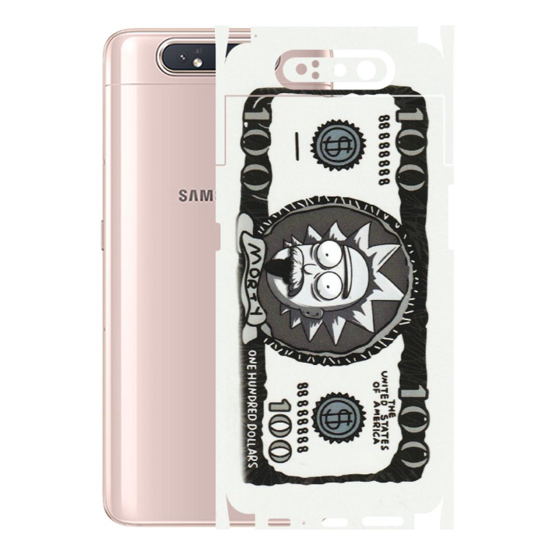 Samsung A/S Series Phone Skins (All Models) - Rick And Morty Hundred Dollar Anime - Matte Finish (M-161) Samsung Galaxy A80