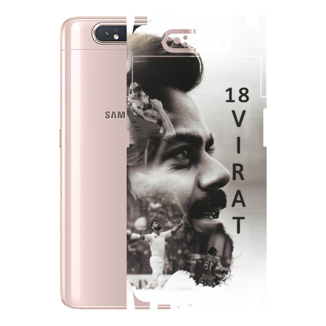 Samsung A/S Series Phone Skins (All Models) - Virat Kohli Cricketer - Matte Finish (M-163) Samsung Galaxy A80
