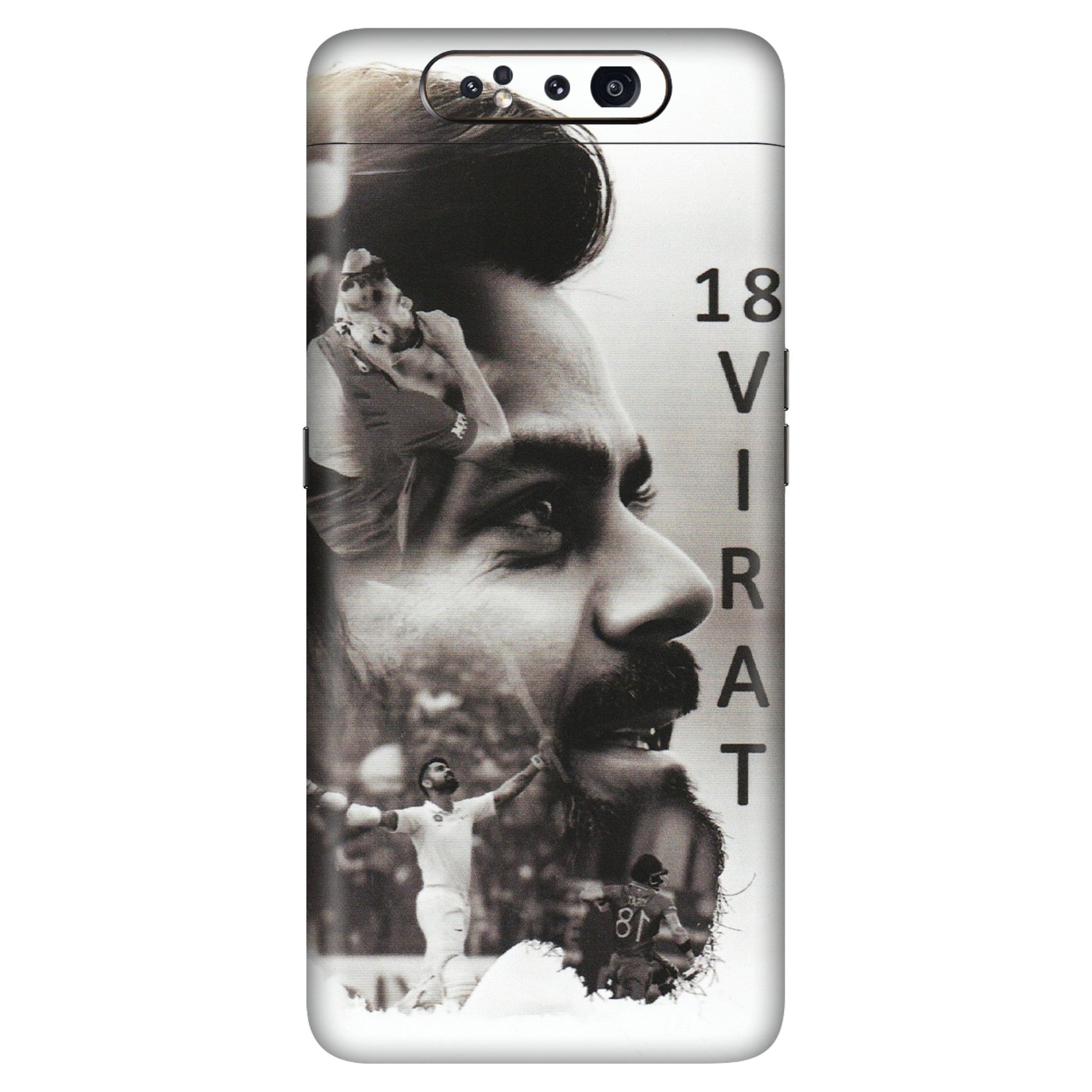 Samsung A/S Series Phone Skins (All Models) - Virat Kohli Cricketer - Matte Finish (M-163) Samsung Galaxy A80