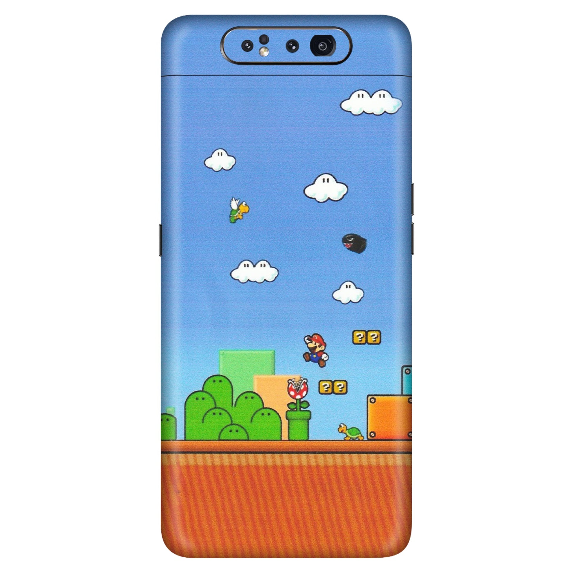 Samsung A/S Series Phone Skins (All Models) - Mario Game Scene - Matte Finish (M-24) Samsung Galaxy A80