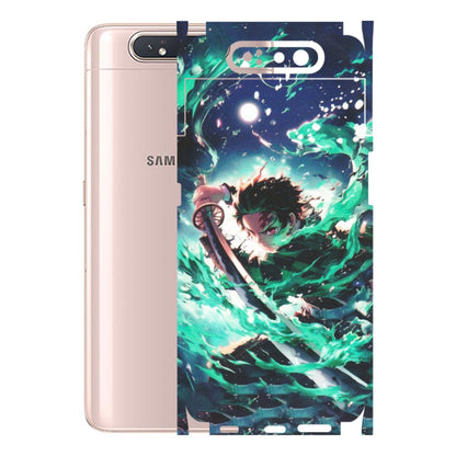 Samsung A/S Series Phone Skins (All Models) - Sword Fighter Anime - Matte Finish (M-29) Samsung Galaxy A80