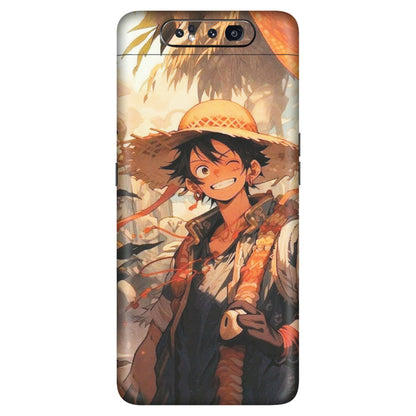 Samsung A/S Series Phone Skins (All Models) - Anime Character Smile - Matte Finish (M-33) Samsung Galaxy A80