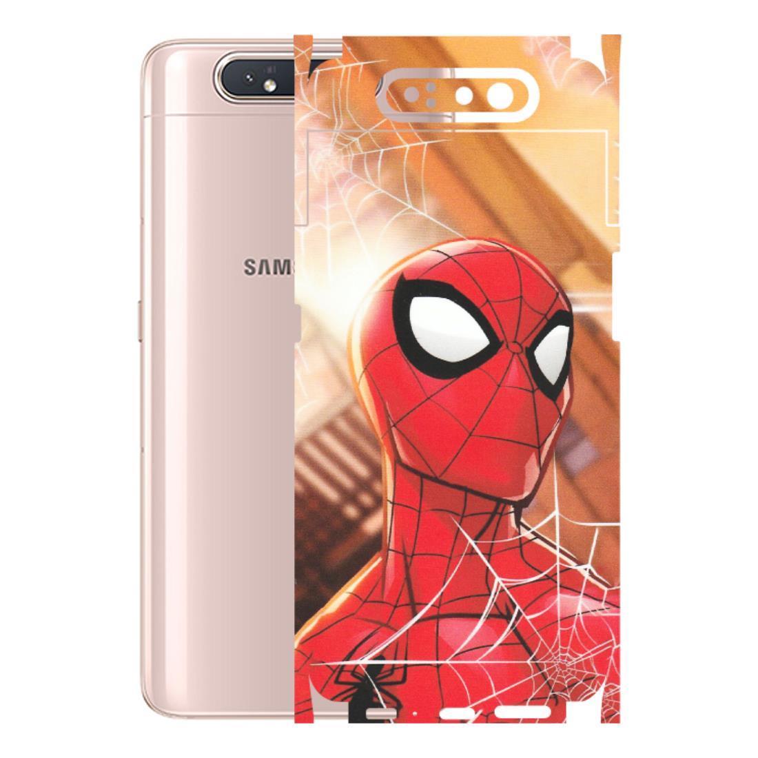 Samsung A/S Series Phone Skins (All Models) - Spiderman Face New - Matte Finish (M-41) Samsung Galaxy A80