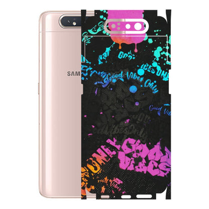 Samsung A/S Series Phone Skins (All Models) - Majestic Black Vibes - Matte Finish (M-62) Samsung Galaxy A80