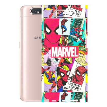 Samsung A/S Series Phone Skins (All Models) - Marvel Comic Spiderman Grafitti - Matte Finish (M-72) Samsung Galaxy A80