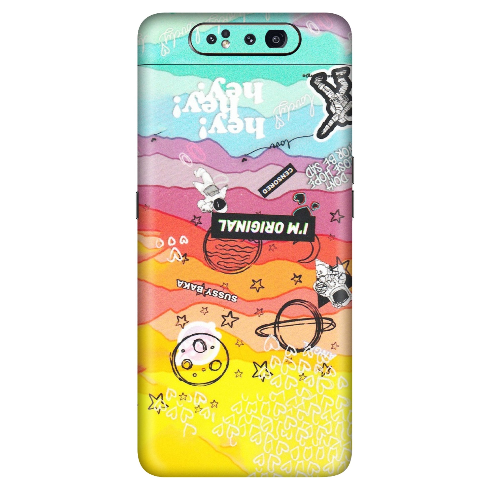 Samsung A/S Series Phone Skins (All Models) - The Original Astronaut - Matte Finish (M-79) Samsung Galaxy A80