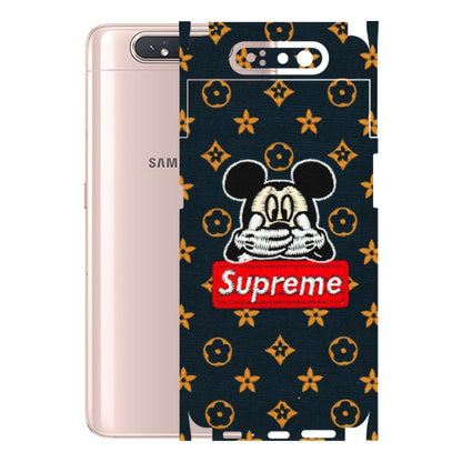 Samsung A/S Series Phone Skins (All Models) - Mickey Supreme - Matte Finish (M-83) Samsung Galaxy A80