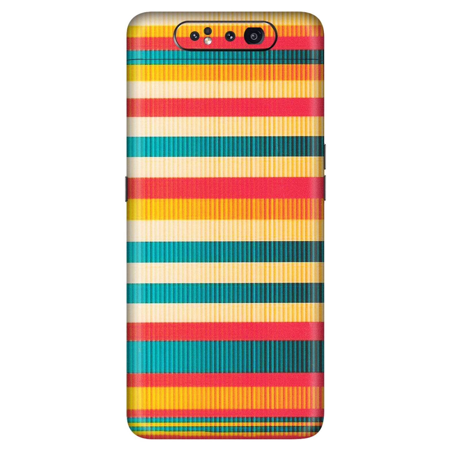 Samsung A/S Series Phone Skins (All Models) - Colourful Stripes Soothing Effect - Matte Finish (M-86) Samsung Galaxy A80