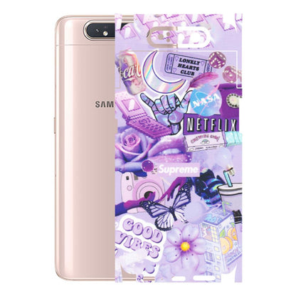 Samsung A/S Series Phone Skins (All Models) - Supreme Purple Magic - Matte Finish (M-88) Samsung Galaxy A80