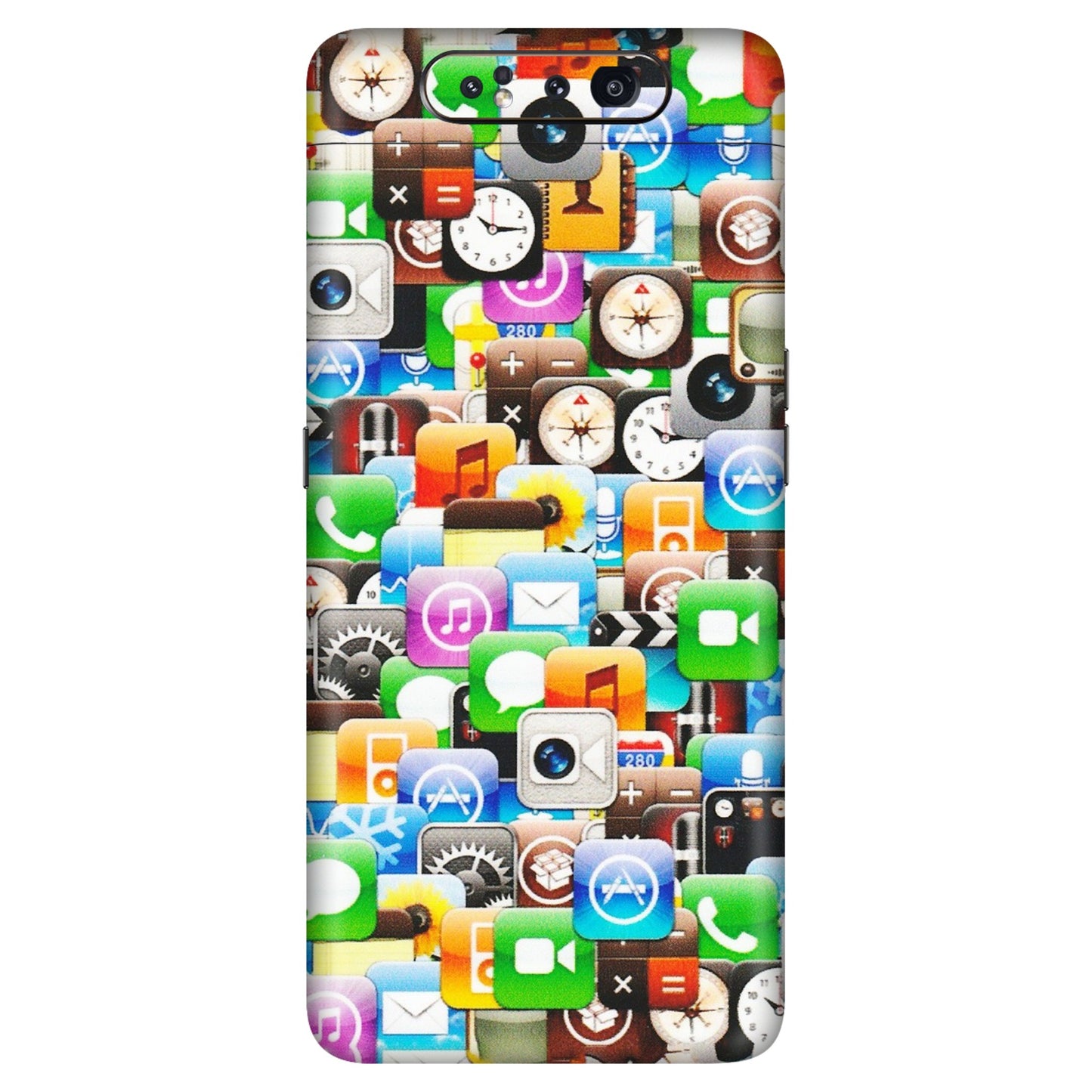 Samsung A/S Series Phone Skins (All Models) - All Apple Icons - Matte Finish (M-93) Samsung Galaxy A80