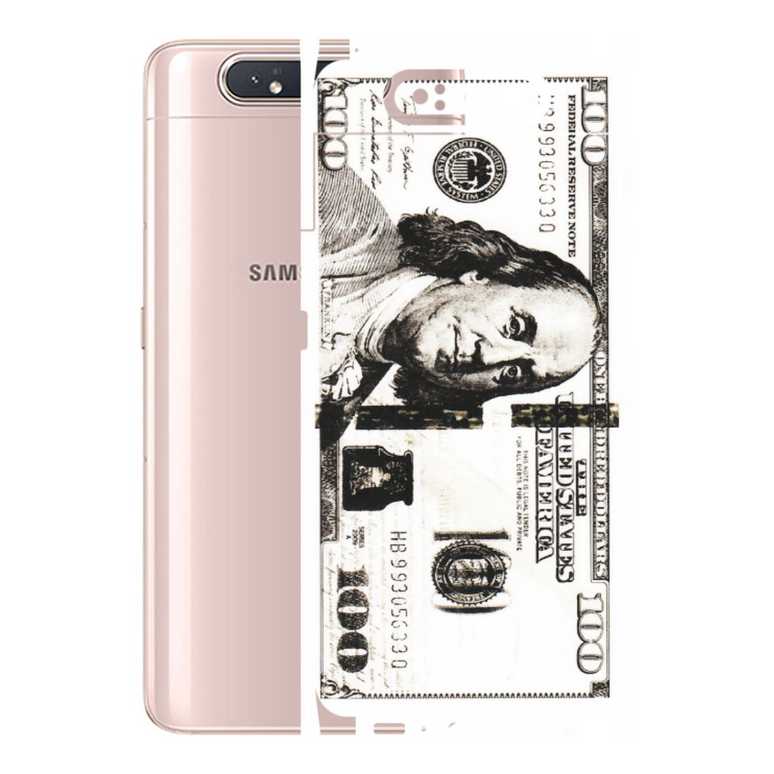 Samsung A/S Series Phone Skins (All Models) - 100 Dollar Currency - Transparent Finish (T-01) Samsung Galaxy A80