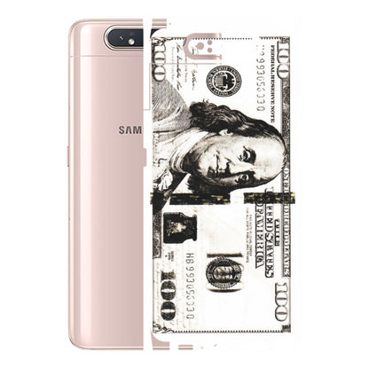 Samsung A/S Series Phone Skins (All Models) - 100 Dollar Currency - Transparent Finish (T-01) Samsung Galaxy A80