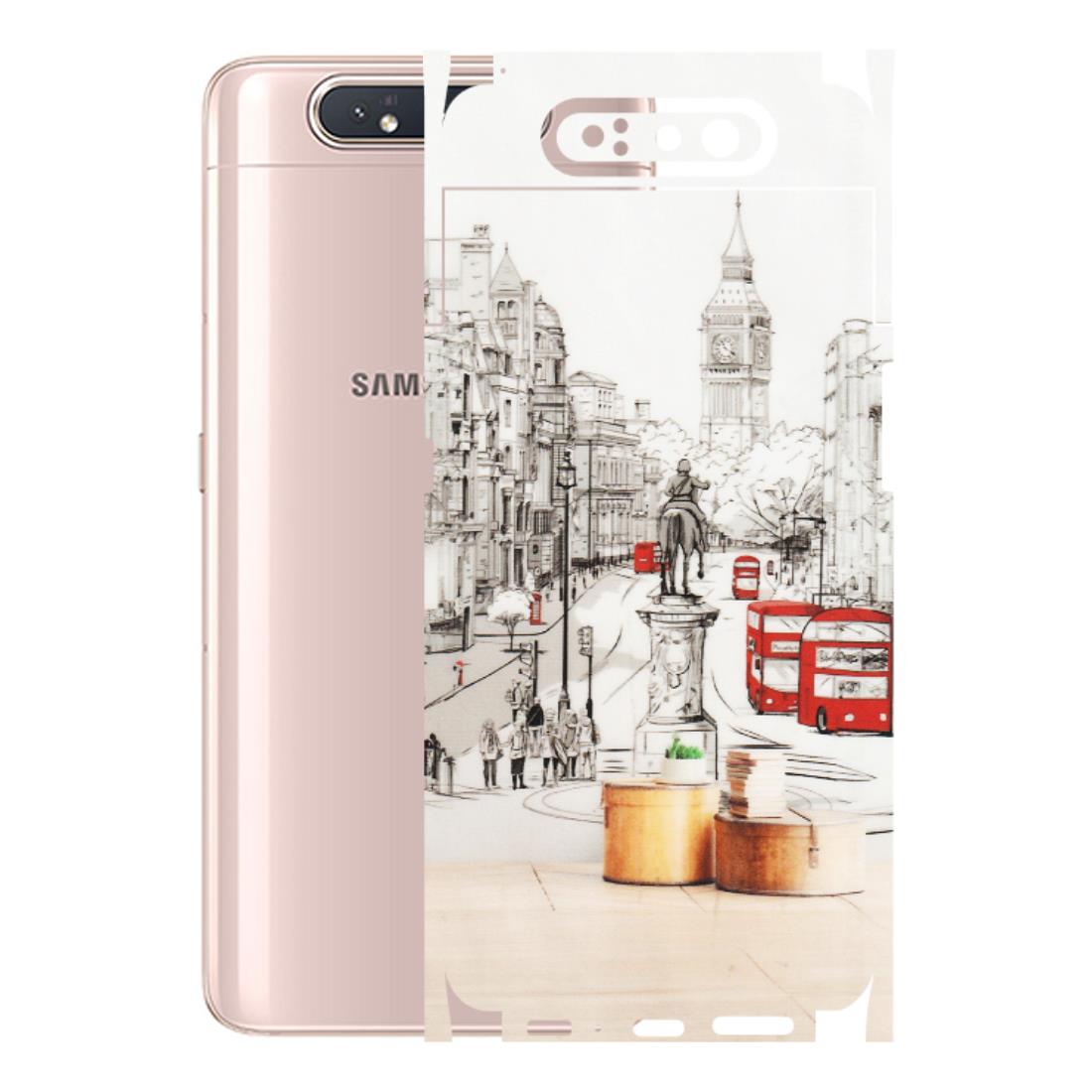 Samsung A/S Series Phone Skins (All Models) - London Street - Transparent Finish (T-02) Samsung Galaxy A80