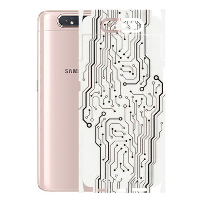 Samsung A/S Series Phone Skins (All Models) - Tech Circuits - Transparent Finish (T-03) Samsung Galaxy A80
