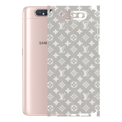 Samsung A/S Series Phone Skins (All Models) - Luxury Brands Logo - Transparent Finish (T-07) Samsung Galaxy A80