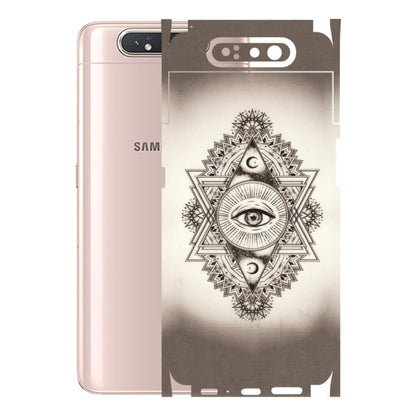 Samsung A/S Series Phone Skins (All Models) - Illuminati Great Eye - Transparent Finish (T-14) Samsung Galaxy A80
