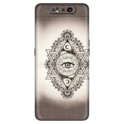 Samsung A/S Series Phone Skins (All Models) - Illuminati Great Eye - Transparent Finish (T-14) Samsung Galaxy A80