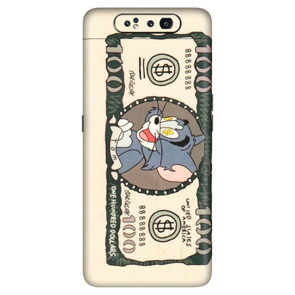 Samsung A/S Series Phone Skins (All Models) - One Hundred Dollar Tom - Transparent Finish (T-16) Samsung Galaxy A80
