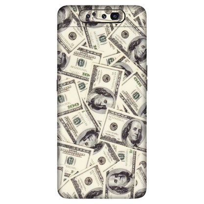 Samsung A/S Series Phone Skins (All Models) - Dollar Lover - Transparent Finish (T-17) Samsung Galaxy A80