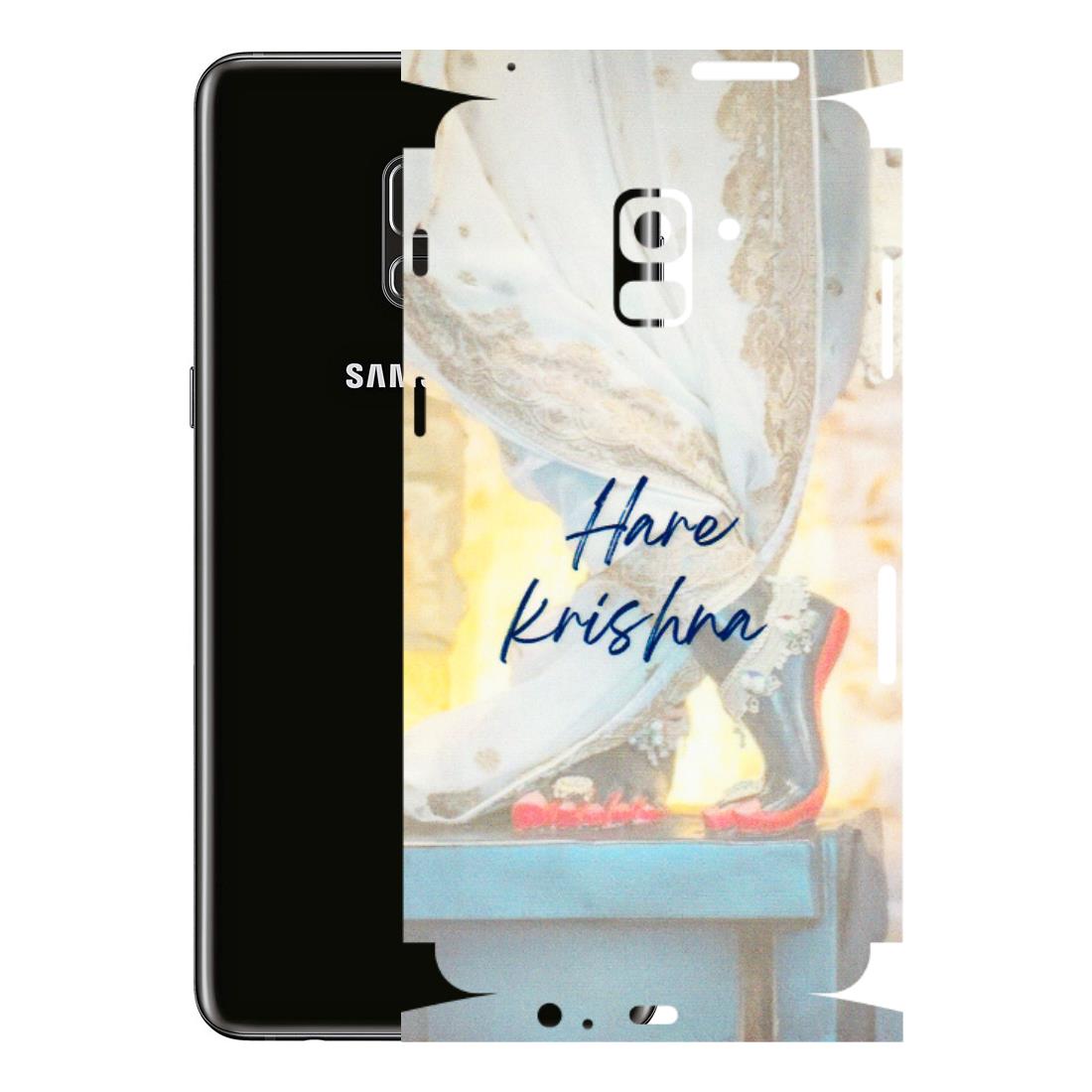 Samsung A/S Series Phone Skins (All Models) - Hare Krishna - 3D Embossed Finish (L-03) Samsung Galaxy A8 Plus