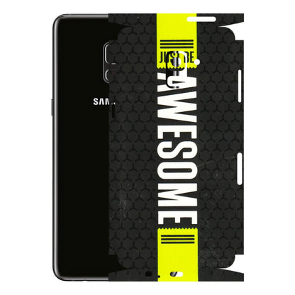 Samsung A/S Series Phone Skins (All Models) - Just Be Awesome - 3D Embossed Finish (L-101) Samsung Galaxy A8 Plus