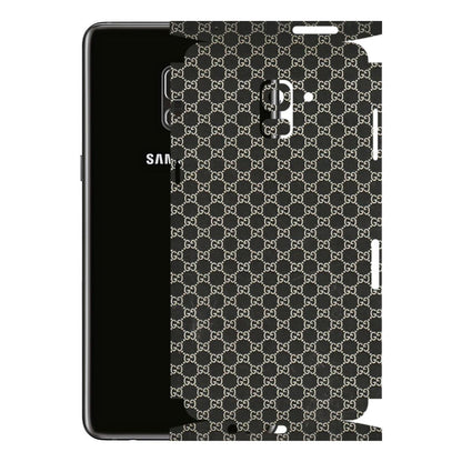 Samsung A/S Series Phone Skins (All Models) - Black G Print - 3D Embossed Finish (L-109) Samsung Galaxy A8 Plus