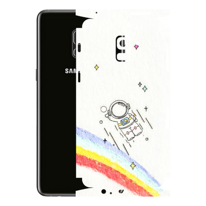Samsung A/S Series Phone Skins (All Models) - Milkyway Astronaut - 3D Embossed Finish (L-110) Samsung Galaxy A8 Plus