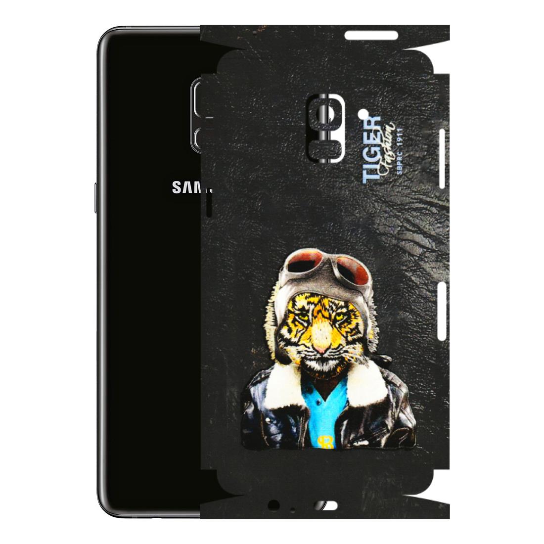 Samsung A/S Series Phone Skins (All Models) - Rider Tiger - 3D Embossed Finish (L-113) Samsung Galaxy A8 Plus