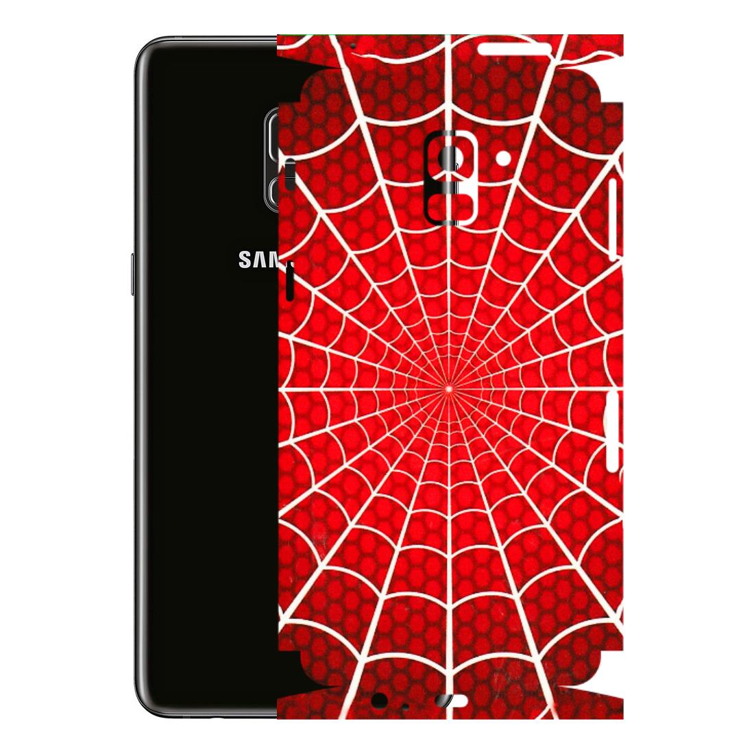 Samsung A/S Series Phone Skins (All Models) - Classic Spidey Web - 3D Embossed Finish (L-115) Samsung Galaxy A8 Plus
