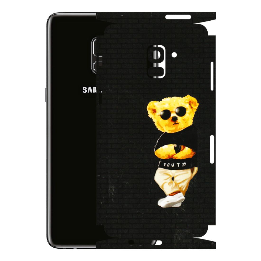 Samsung A/S Series Phone Skins (All Models) - Classy Teddy Bear - 3D Embossed Finish (L-116) Samsung Galaxy A8 Plus
