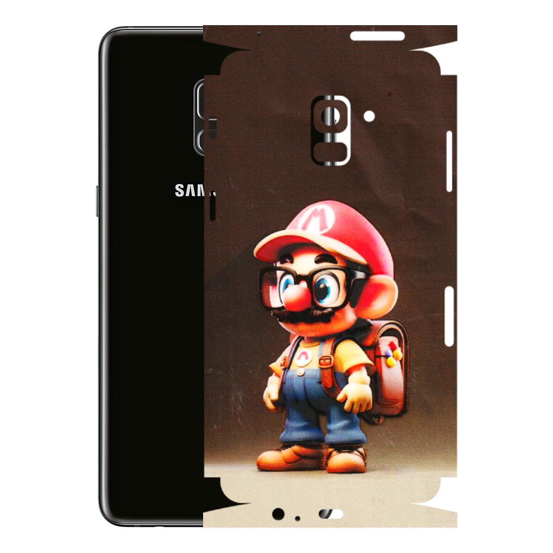 Samsung A/S Series Phone Skins (All Models) - Little Mario - 3D Embossed Finish (L-119) Samsung Galaxy A8 Plus