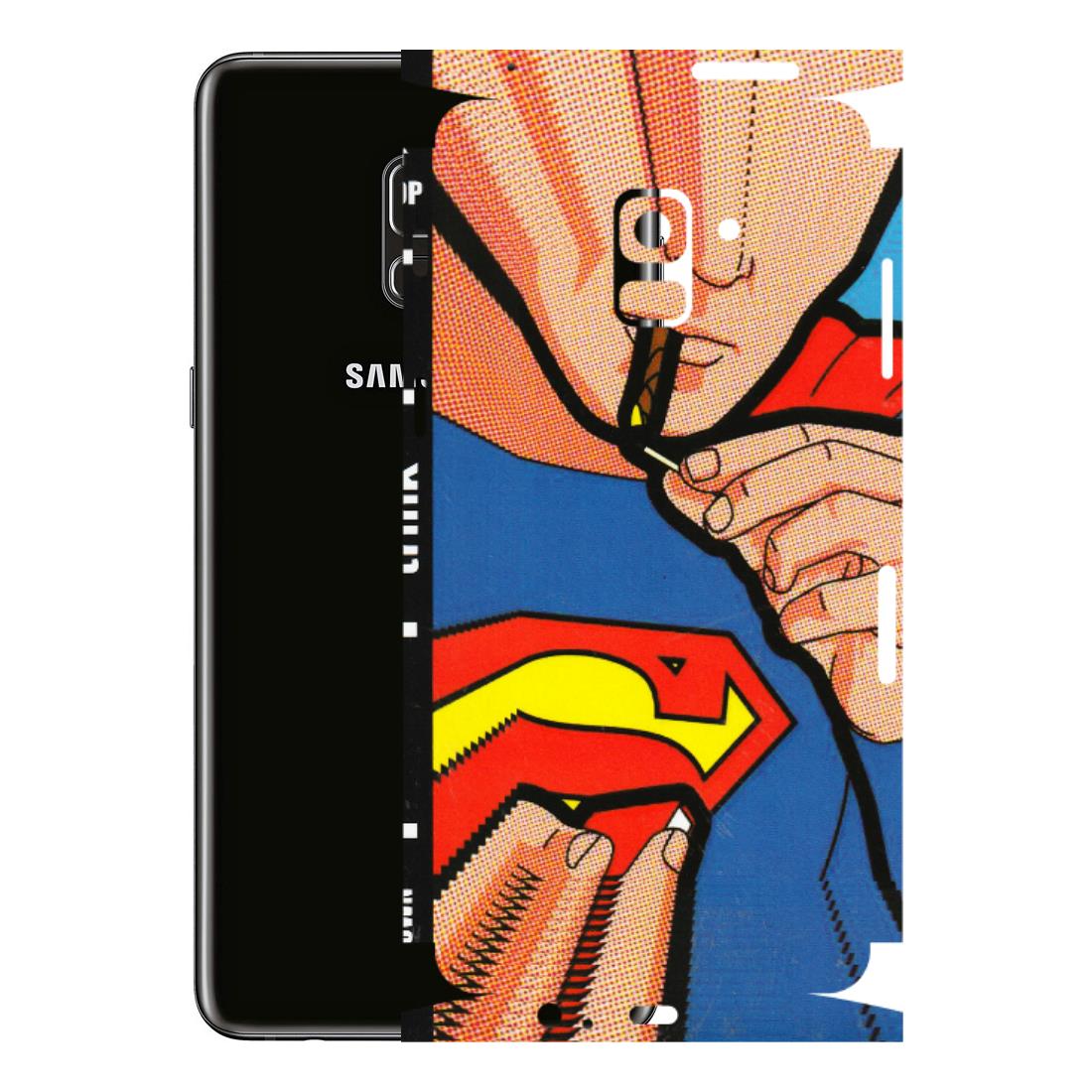 Samsung A/S Series Phone Skins (All Models) - Superman Sutta - 3D Embossed Finish (L-130) Samsung Galaxy A8 Plus