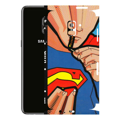 Samsung A/S Series Phone Skins (All Models) - Superman Sutta - 3D Embossed Finish (L-130) Samsung Galaxy A8 Plus