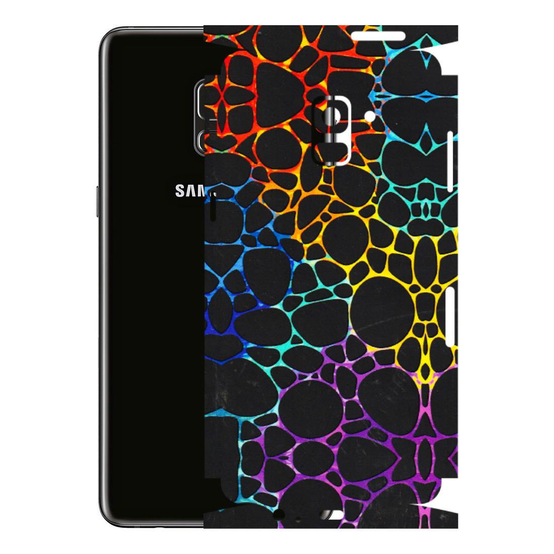 Samsung A/S Series Phone Skins (All Models) - Abstract Art MultiColour - 3D Embossed Finish (L-133) Samsung Galaxy A8 Plus