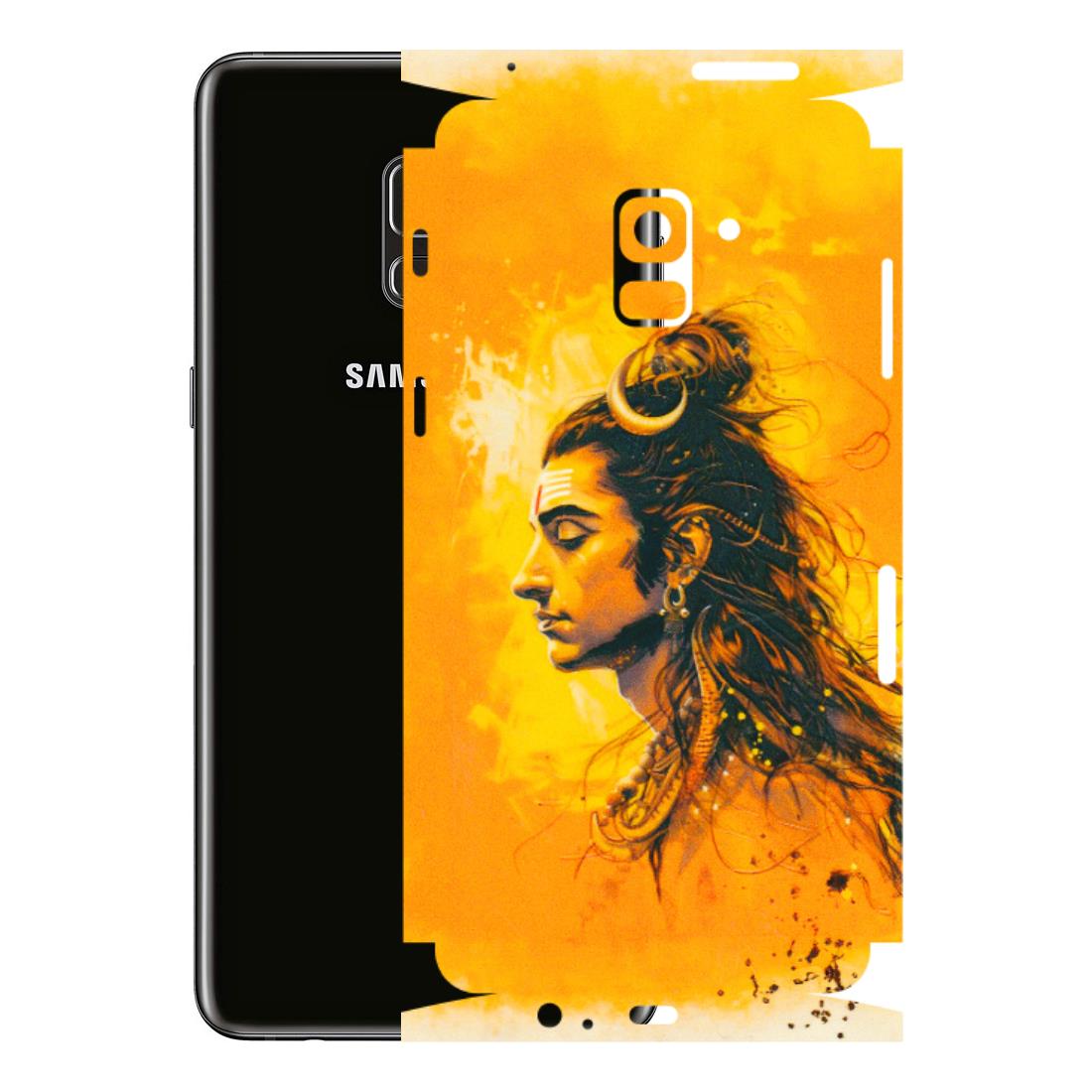 Samsung A/S Series Phone Skins (All Models) - Shiv Shakti - 3D Embossed Finish (L-14) Samsung Galaxy A8 Plus