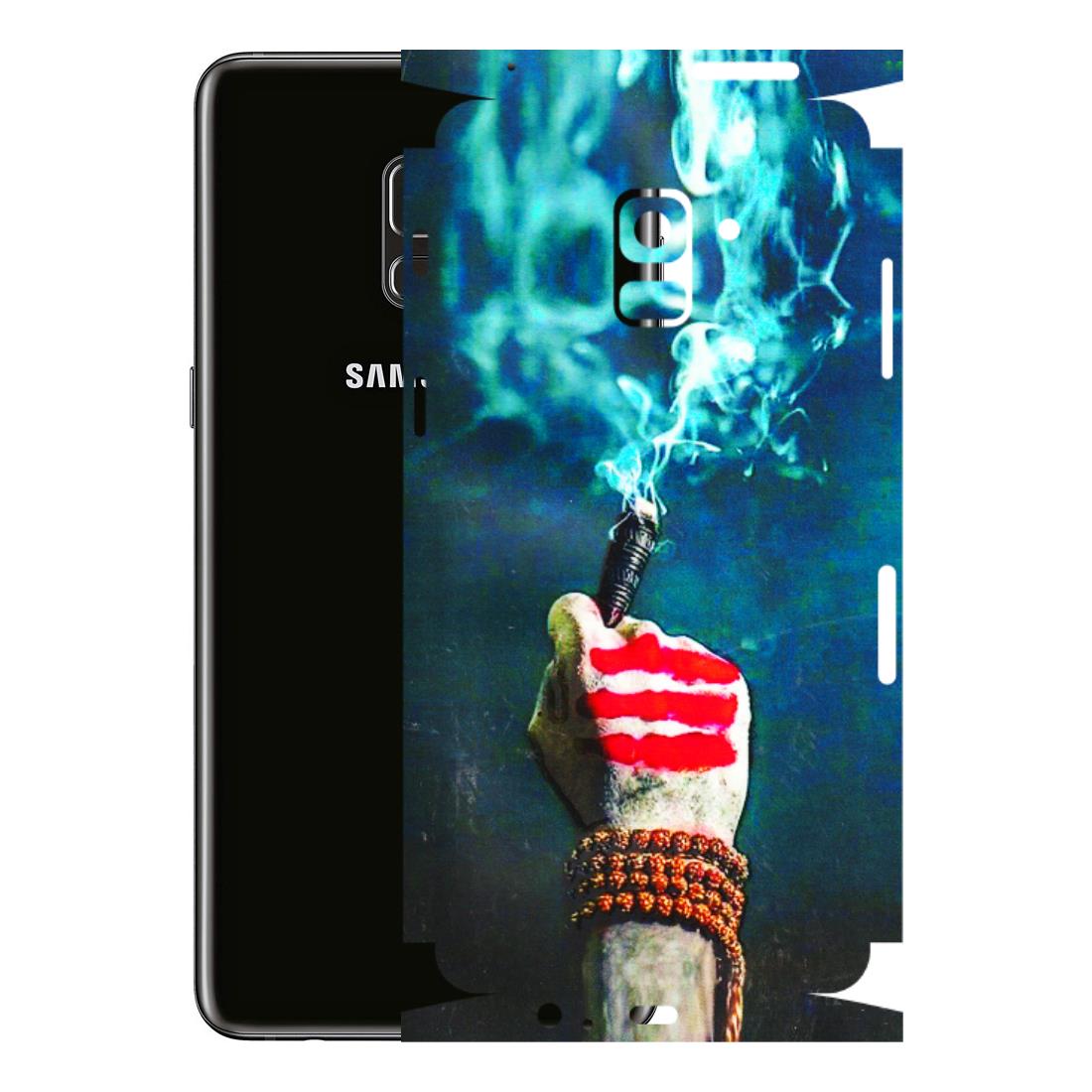Samsung A/S Series Phone Skins (All Models) - Mahadev Bhakt - 3D Embossed Finish (L-146) Samsung Galaxy A8 Plus