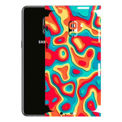 Samsung A/S Series Phone Skins (All Models) - Abstract Swirl - 3D Embossed Finish (L-150) Samsung Galaxy A8 Plus