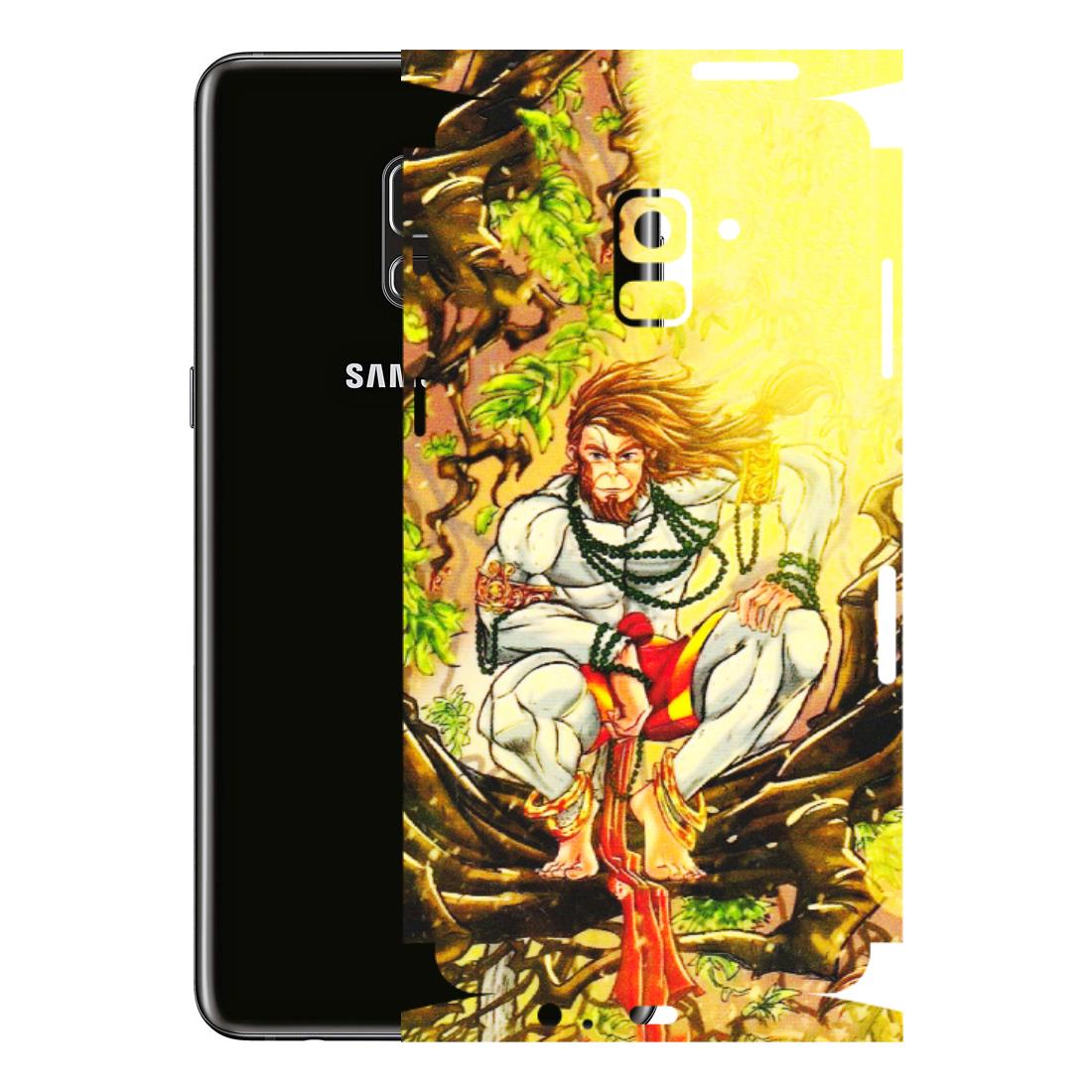 Samsung A/S Series Phone Skins (All Models) - Lord Hanuman - 3D Embossed Finish (L-152) Samsung Galaxy A8 Plus