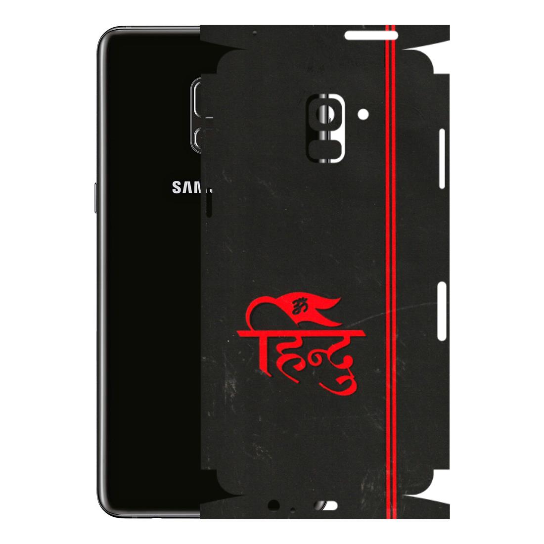 Samsung A/S Series Phone Skins (All Models) - Hindu Black - 3D Embossed Finish (L-153) Samsung Galaxy A8 Plus