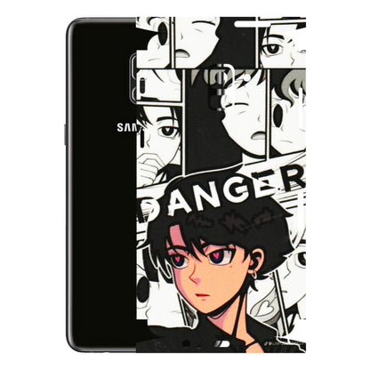 Samsung A/S Series Phone Skins (All Models) - Danger Anime - 3D Embossed Finish (L-155) Samsung Galaxy A8 Plus