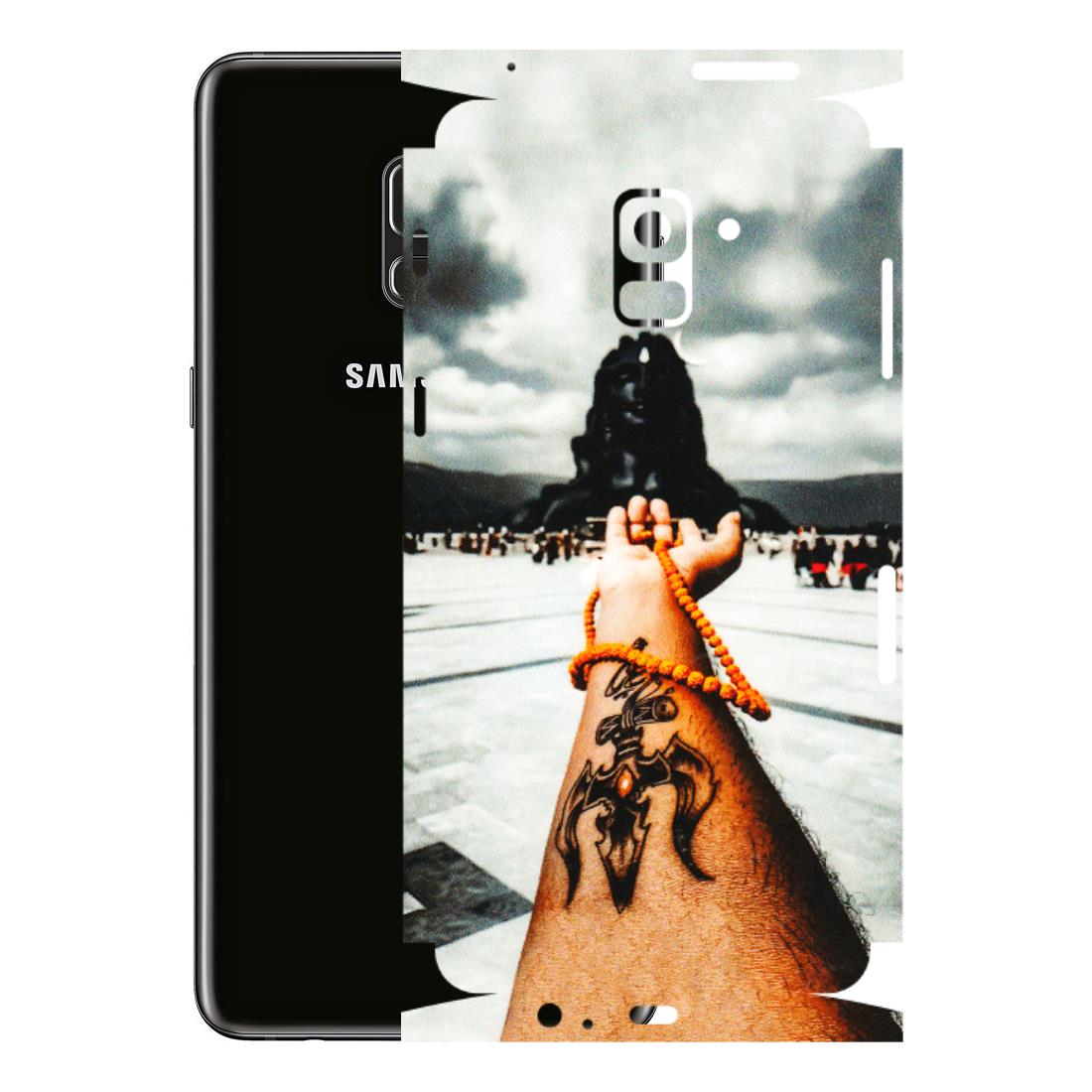 Samsung A/S Series Phone Skins (All Models) - Jai Adiyogi Mahakaal - 3D Embossed Finish (L-164) Samsung Galaxy A8 Plus