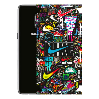 Samsung A/S Series Phone Skins (All Models) - Just Do It Doodles - 3D Embossed Finish (L-166) Samsung Galaxy A8 Plus