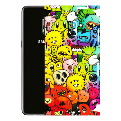 Samsung A/S Series Phone Skins (All Models) - Angry Funkies - 3D Embossed Finish (L-169) Samsung Galaxy A8 Plus