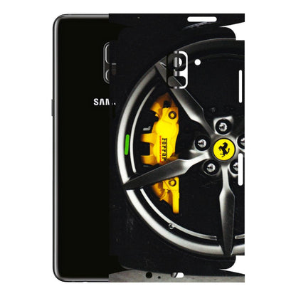 Samsung A/S Series Phone Skins (All Models) - Ferrari Wheel Alloy - 3D Embossed Finish (L-173) Samsung Galaxy A8 Plus