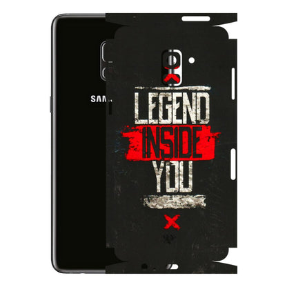 Samsung A/S Series Phone Skins (All Models) - Legend Inside You - 3D Embossed Finish (L-186) Samsung Galaxy A8 Plus