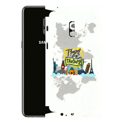 Samsung A/S Series Phone Skins (All Models) - Travel Therapy - 3D Embossed Finish (L-199) Samsung Galaxy A8 Plus