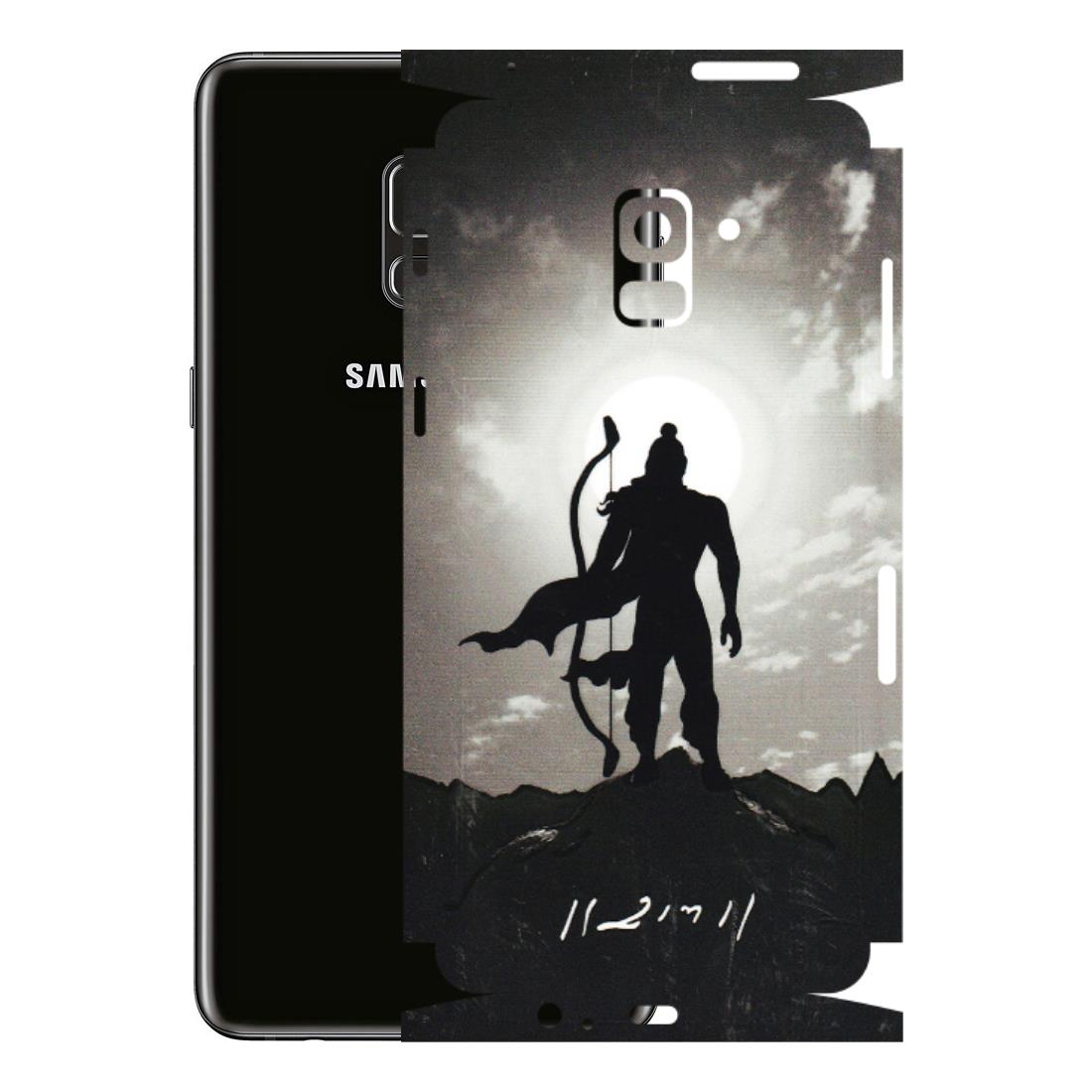 Samsung A/S Series Phone Skins (All Models) - Jai Siya Ram - 3D Embossed Finish (L-200) Samsung Galaxy A8 Plus