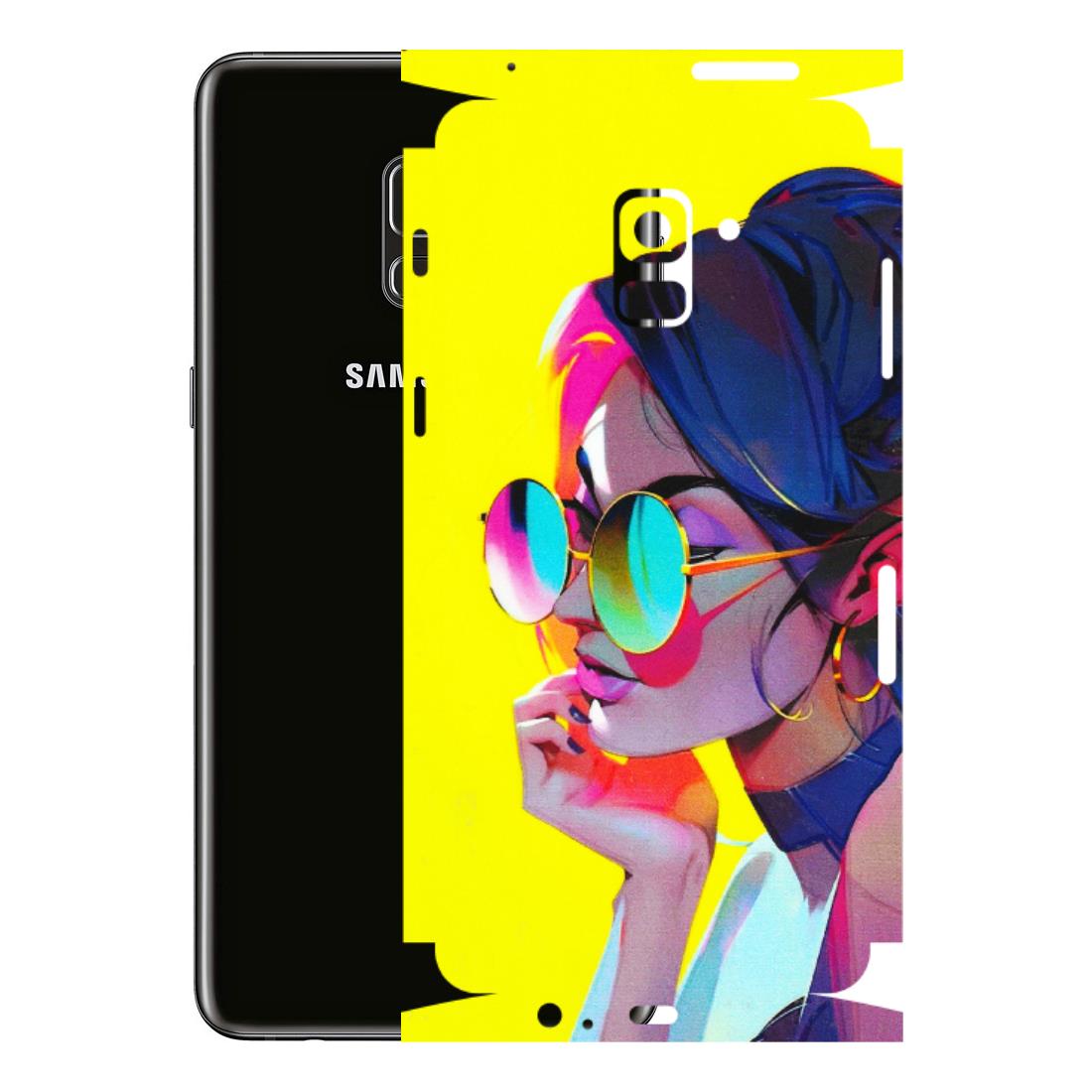Samsung A/S Series Phone Skins (All Models) - Bold Stylish Girl - 3D Embossed Finish (L-222) Samsung Galaxy A8 Plus
