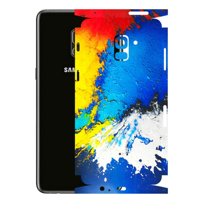 Samsung A/S Series Phone Skins (All Models) - Acrylic Paint Spill - 3D Embossed Finish (L-229) Samsung Galaxy A8 Plus